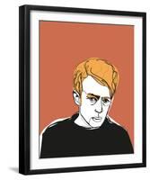 Celebrity Sketches - Rebel-Otto Gibb-Framed Art Print