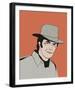 Celebrity Sketches - Western-Otto Gibb-Framed Art Print