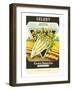 Celery Seed Packet-null-Framed Art Print