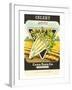 Celery Seed Packet-null-Framed Art Print