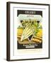 Celery Seed Packet-null-Framed Art Print