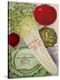 Celery-Vintage Apple Collection-Stretched Canvas