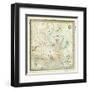 Celestial Anno 1830: No. 5. Circumjacent the North Pole, c.1844-null-Framed Art Print