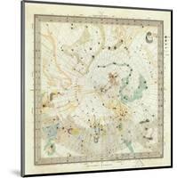 Celestial Anno 1830: No. 5. Circumjacent the North Pole, c.1844-null-Mounted Art Print