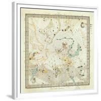 Celestial Anno 1830: No. 5. Circumjacent the North Pole, c.1844-null-Framed Art Print