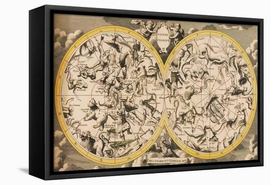Celestial Globe-Science Source-Framed Stretched Canvas