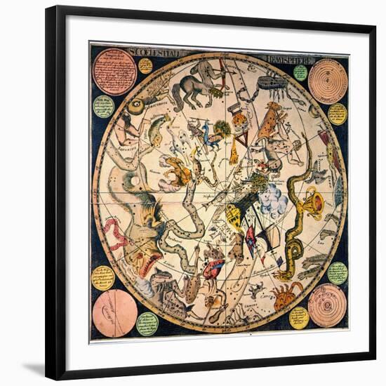 Celestial Hemisphere, 1790-James Barlow-Framed Giclee Print