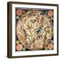 Celestial Hemisphere, 1790-James Barlow-Framed Giclee Print