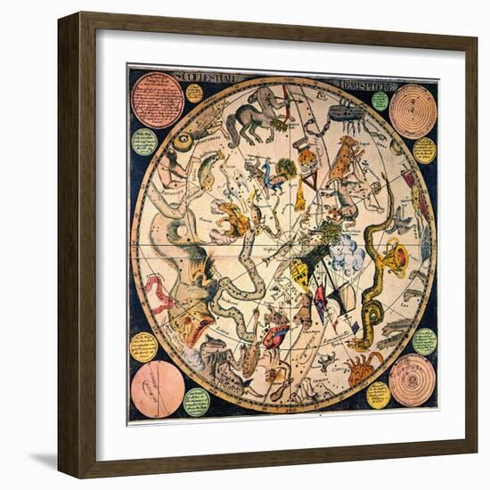 Celestial Hemisphere, 1790-James Barlow-Framed Giclee Print