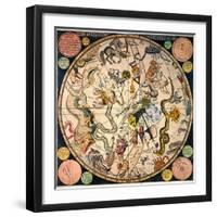 Celestial Hemisphere, 1790-James Barlow-Framed Premium Giclee Print