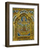 Celestial Jerusalem, Enamel, Verdun Altar, Begun 1181-Nicholas of Verdun-Framed Giclee Print