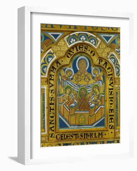 Celestial Jerusalem, Enamel, Verdun Altar, Begun 1181-Nicholas of Verdun-Framed Giclee Print