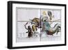 Celestial Map of the Constellations: Orion, Taurus, Aries and Pisces, 1666-1668-null-Framed Giclee Print