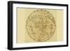 Celestial Map of the Mythological Heavens with Zodiacal Characters-Sir John Flamsteed-Framed Art Print