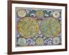 Celestial Map of the Planets-Georg Christoph Eimmart II-Framed Giclee Print