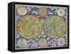 Celestial Map of the Planets-Georg Christoph Eimmart II-Framed Stretched Canvas