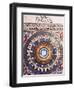 Celestial Map or Macrocosm from Ptolemaic Model, Miniature from Zubdat-Al Tawarikh-Silvestro Lega-Framed Giclee Print