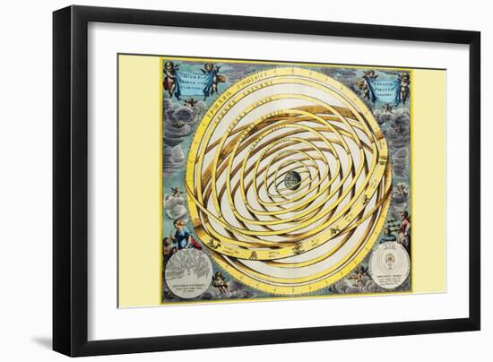 Celestial Map-Andreas Cellarius-Framed Art Print