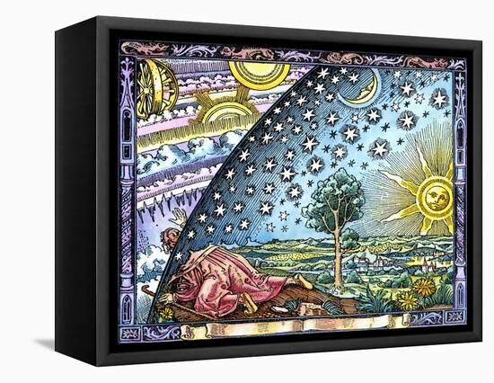 Celestial Mechanics, Medieval Artwork-Detlev Van Ravenswaay-Framed Stretched Canvas