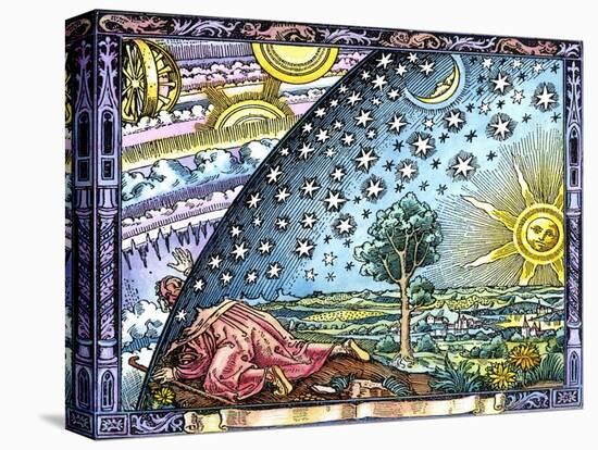 Celestial Mechanics, Medieval Artwork-Detlev Van Ravenswaay-Stretched Canvas