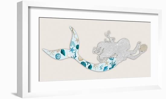 Celestial Mermaid 2-Marcus Prime-Framed Art Print