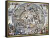 Celestial Planisphere, 1660-Andreas Cellarius-Framed Stretched Canvas