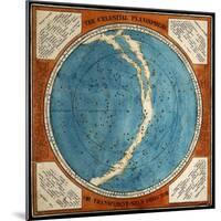 Celestial Planisphere, 1777-Science Source-Mounted Giclee Print