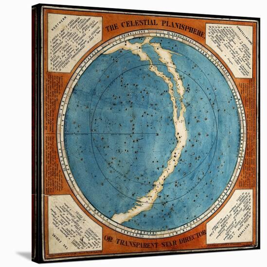 Celestial Planisphere, 1777-Science Source-Stretched Canvas