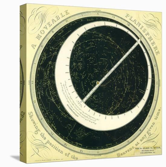 Celestial Planisphere, 1856-null-Stretched Canvas