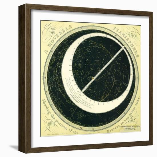 Celestial Planisphere, 1856-null-Framed Giclee Print