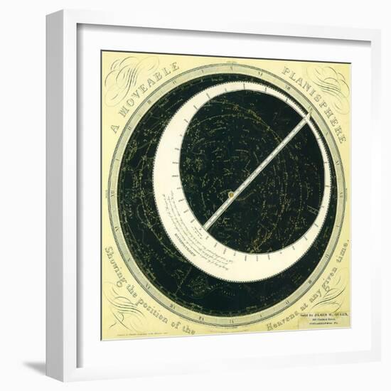 Celestial Planisphere, 1856-null-Framed Giclee Print