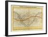 Celestial Planisphere, or Map of the Heavens, c.1835-Elijah H^ Burritt-Framed Art Print