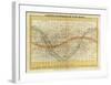 Celestial Planisphere, or Map of the Heavens, c.1835-Elijah H^ Burritt-Framed Art Print