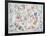 Celestial Planisphere Showing Zodiac Signs, from 'The Celestial Atlas, or The Harmony of Universe'-Andreas Cellarius-Framed Giclee Print