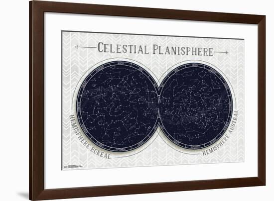 Celestial Planisphere-null-Framed Standard Poster