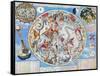 Celestial Planisphere-Carel Allard-Framed Stretched Canvas