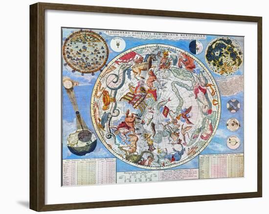 Celestial Planisphere-Carel Allard-Framed Giclee Print