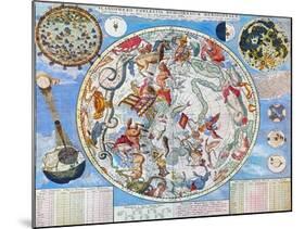 Celestial Planisphere-Carel Allard-Mounted Giclee Print