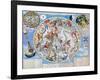 Celestial Planisphere-Carel Allard-Framed Giclee Print