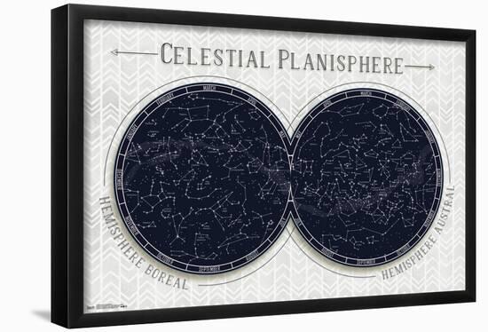 Celestial Planisphere-Trends International-Framed Poster