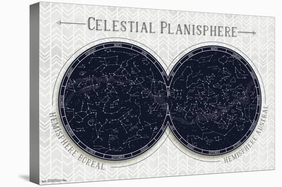 Celestial Planisphere-Trends International-Stretched Canvas