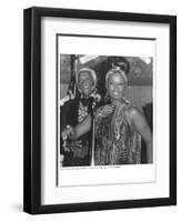 Celia Cruz on Stage, 15 July 1976-American Photographer-Framed Giclee Print