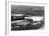 Celilo Falls, Oregon Columbia Gorge Indians Fishing Photograph No.2 - Celilo Falls, OR-Lantern Press-Framed Art Print