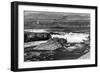Celilo Falls, Oregon Columbia Gorge Indians Fishing Photograph No.2 - Celilo Falls, OR-Lantern Press-Framed Art Print