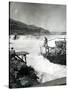 Celilo Fishing, Circa 1930-null-Stretched Canvas