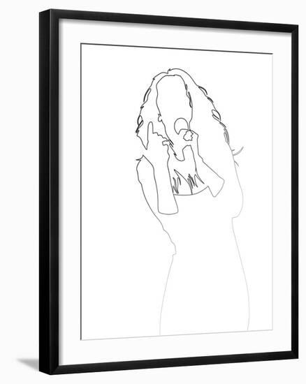 Celine Dion-Logan Huxley-Framed Art Print