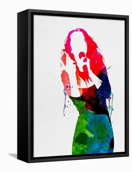 Celine Watercolor-Lana Feldman-Framed Stretched Canvas