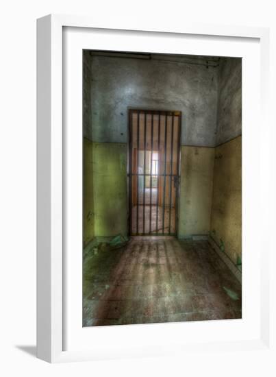 Cell with Metal Door-Nathan Wright-Framed Photographic Print