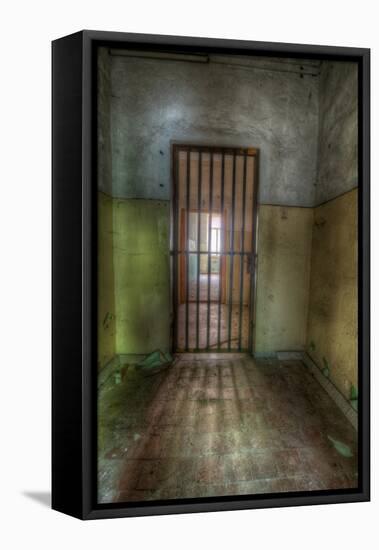 Cell with Metal Door-Nathan Wright-Framed Stretched Canvas