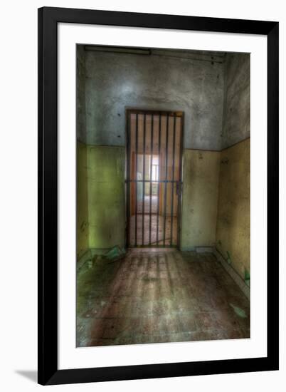 Cell with Metal Door-Nathan Wright-Framed Photographic Print